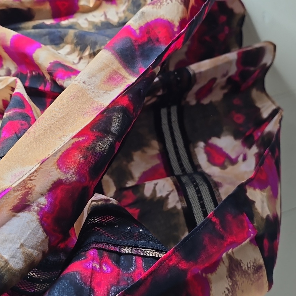 DKNY Women's Leaf Print A-Line Skirt  Large - Picture 9 of 16